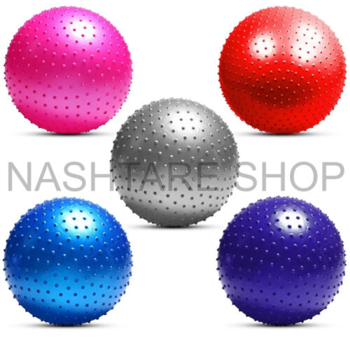 55cm Yoga Exercise Ball | كرة يوغا 55 سم - Image 5