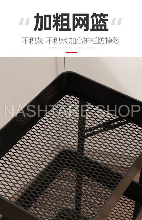 Multi-Layer Storage Trolley Rack | رف متحرك متعدد الطبقات - Image 4