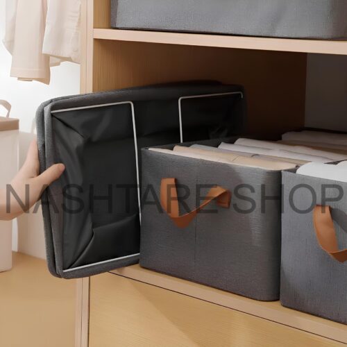 Foldable Clothes Storage Box | صناديق تخزين الملابس القابلة للطي - Image 2