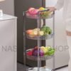 Round Multi-Layer Plastic Shelf | رف بلاستيكي دائري متعدد الطبقات