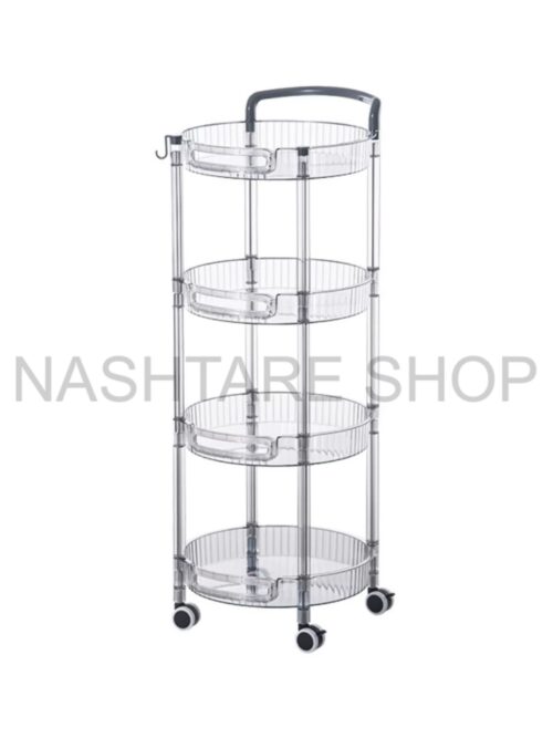 Round Multi-Layer Plastic Shelf | رف بلاستيكي دائري متعدد الطبقات - Image 2