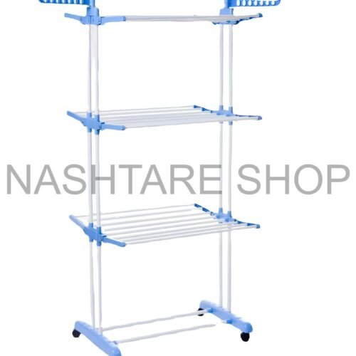 kf-S4ef94f6c2217479698e9ffd6364820b7r-E-commerce-cross-border-sales-stainless-steel-three-layer-folding-floor-drying-racks-household-towel-racks Stainless steel three-layer folding drying racks "منشر مقاوم للصدأ - ثلاث طبقات"