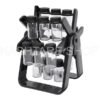 GeBe Spice Rotating Rack (18 pcs bottles) | طقم بهارات دوار