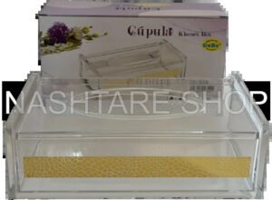 Acrylic Clear Tissue Box | علبة مناديل شفافة