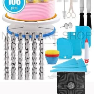 106 Pcs Cake Decorating Kit | عدة تزيين الكيك 106 قطعة