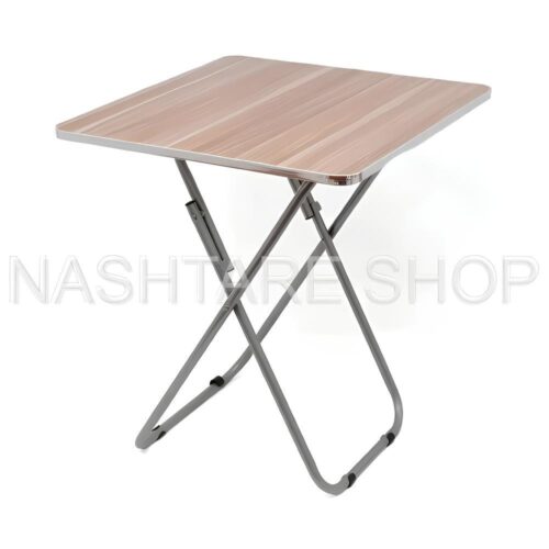 Marble-Print Folding Table | طاولة قابلة للطي - Image 2