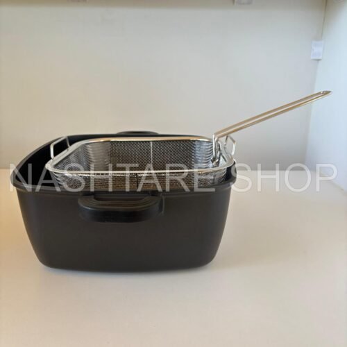 Square Fry Pot with Strainer | طنجرة مع مصفاة