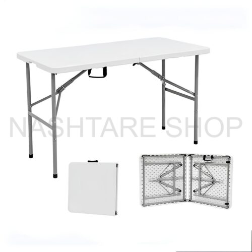 Portable Plastic Folding Table "طاولة بلاستيكية قابلة للطي محمولة" - Image 3