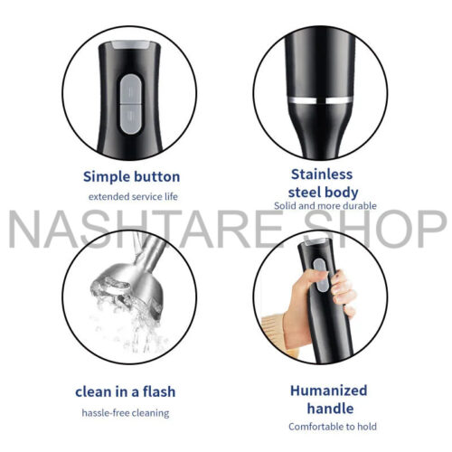 2 Speeds Stainless Steel Hand Mixer | خلاط يدوي - Image 6
