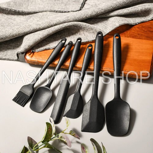 6 Pcs Silicone Spatula Set | طقم ملاعق سيليكون