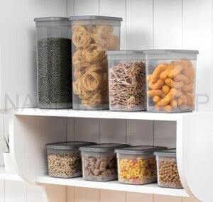 7 pcs Food Storage Container Set | طقم عبوات تخزين المطبخ