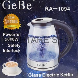 1000310231-1-scaled GEBE Glass Electric Kettle | غلاية كهربائية من الزجاج