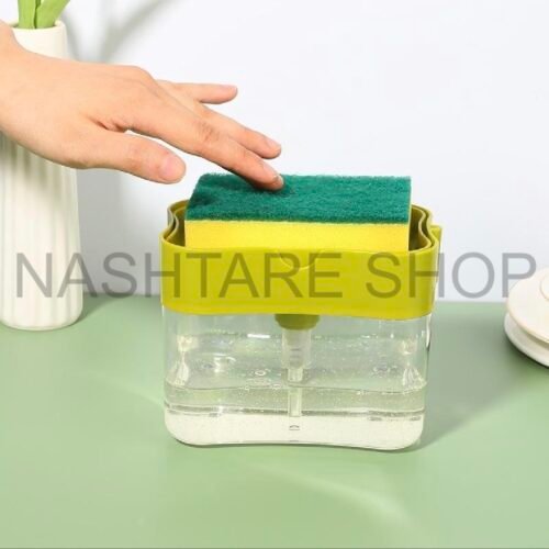 Screenshot Dishwashing Soap Pump with Sponge | علبة صابون مع ليفة للمطبخ