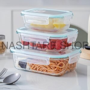 Kitchen Glass Food Containers | علب زجاجية للمطبخ