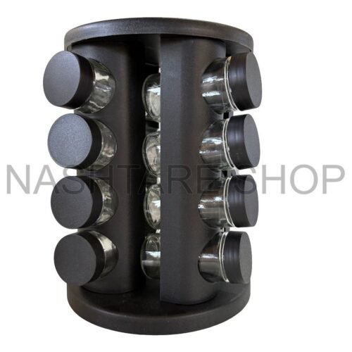 IMG-20250707-WA0003 GEBE 16-Jar Rotating Spice Rack | حامل بهارات دوار