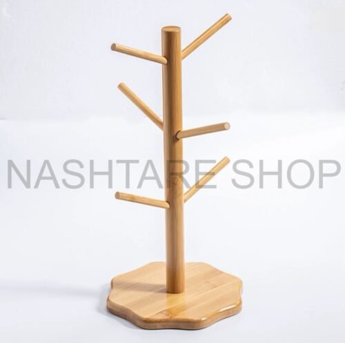 WhatsApp Image 2025-07-10 at 21.09.55_14e60b39 Wooden Mug Holder – 6 Cups | حامل أكواب خشبي لـ 6 فناجين