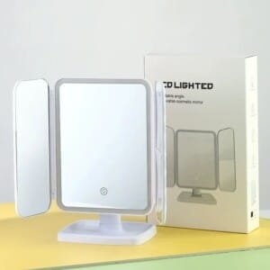 LED Makeup Mirror Box | علبة تخزين بمرايا مكبرة LED