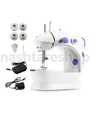 2025/08/1000285481.jpg Portable Mini Sewing Machine with LED | ماكينة خياطة صغيرة محمولة مع إضاءة