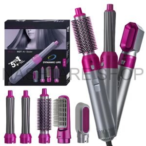 5-in-1 Hot Air Styler Hair  Styling Tool | جهاز تصفيف الشعر 5 في 1 متعددة الاستخدام