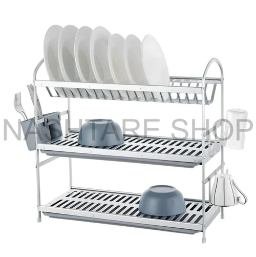 GEBE Multi-layer Dishrack Aluminum  | رف صحون متعدد الطبقات
