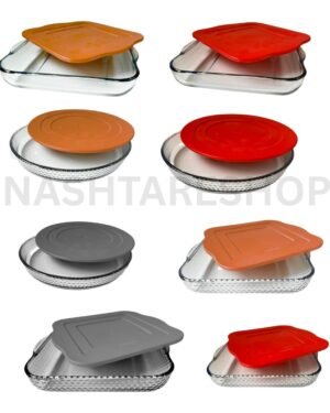 2025/11/1000250427.jpg Baking Dish With Plastic Lid | وعاء بغطاء بلاستيكي