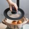 Multi Functional Stepped Silicone Glass Pot Cover | غطاء قدر زجاجي سيليكون متعدد الوظائف