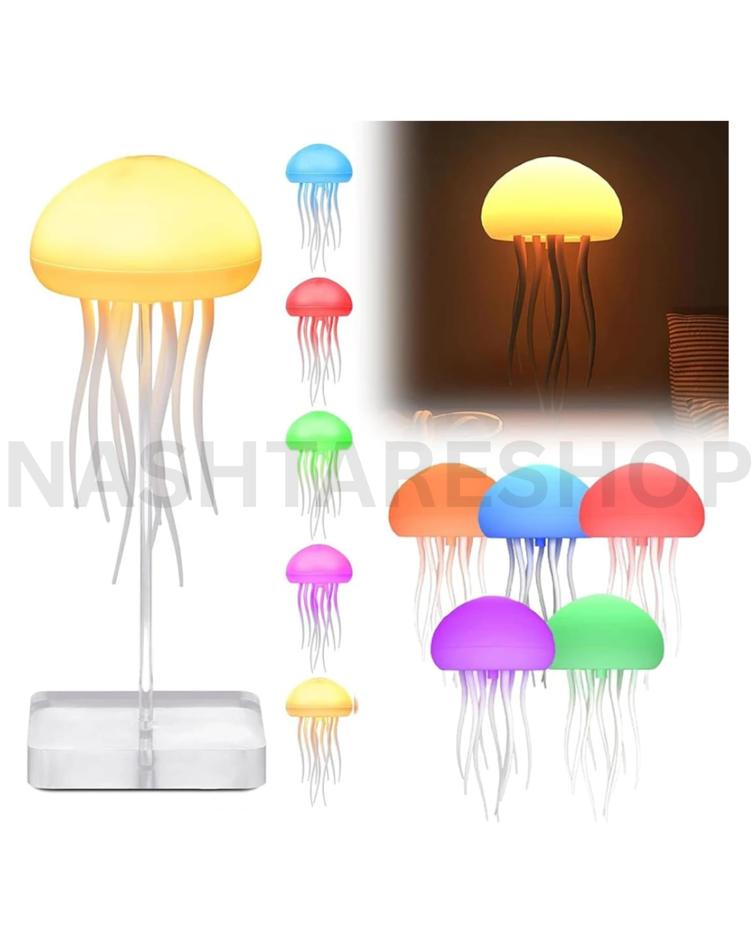 Rechargable Cute RGB Jellyfish | قنديل بحر قابل لإعادة الشحن