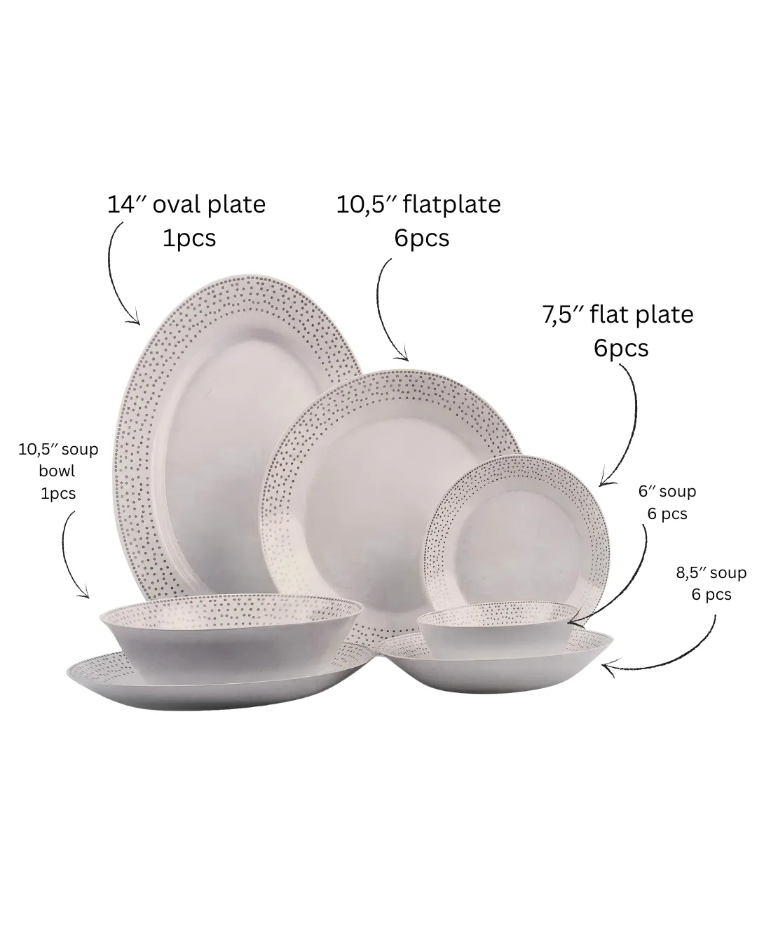 GeBe Dinner Set | طقم عشاء