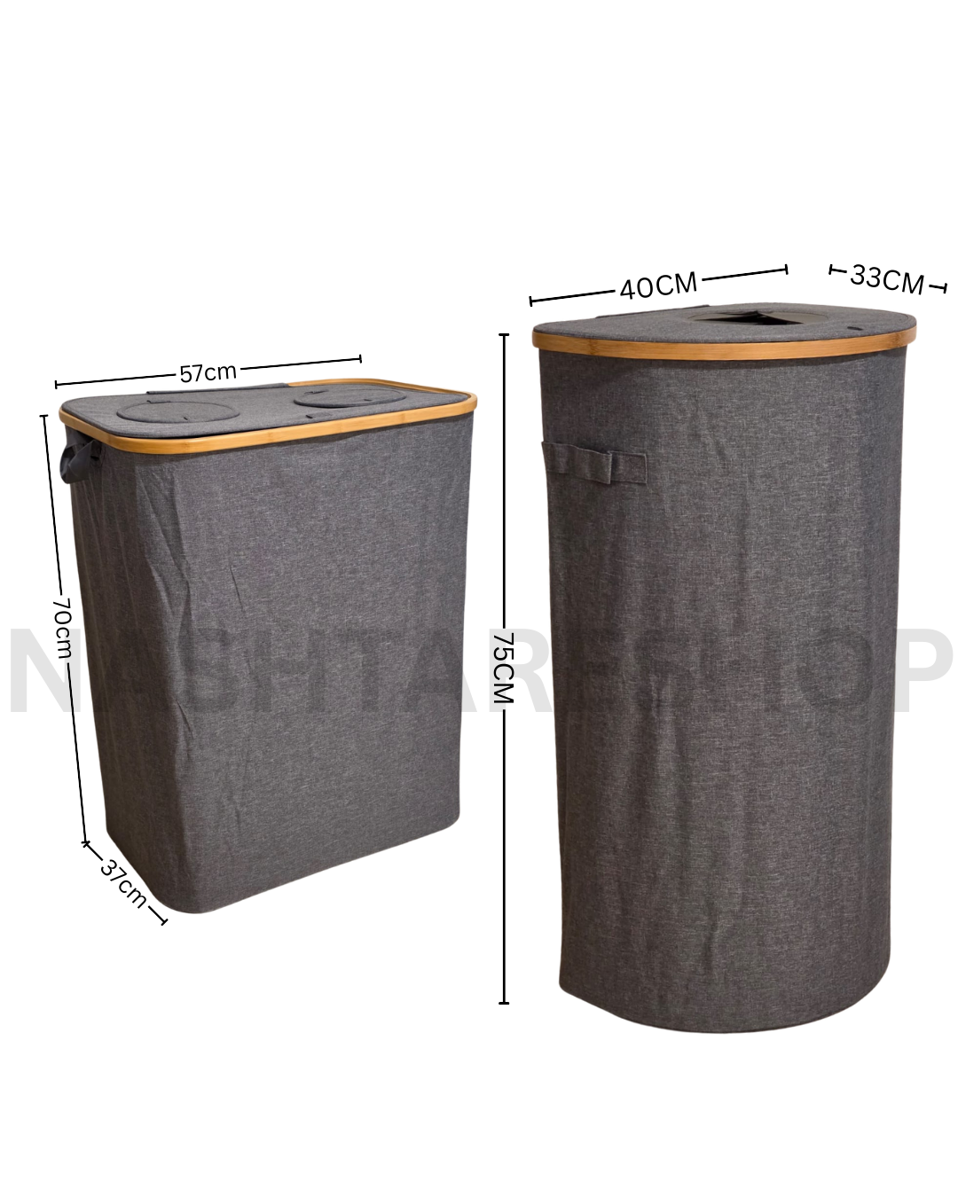 Fabric Laundry Basket | سل غسيل قماش