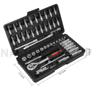 53PCS Socket wrench set tool - طقم راشِت وبُكس