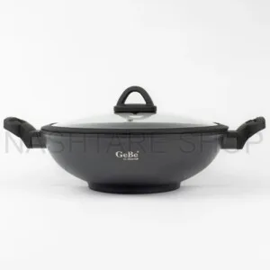 GeBe Non-Stick Wok Pan | طنجرة واسعة 32 سم