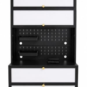 Kitchen Pantry Rack with Cabinet | رف مطبخ مع خزانة