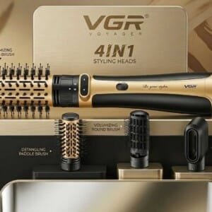 VGR V-495 4-in-1 Hair Styling Brush | فرشاة تصفيف الشعر 4 في 1