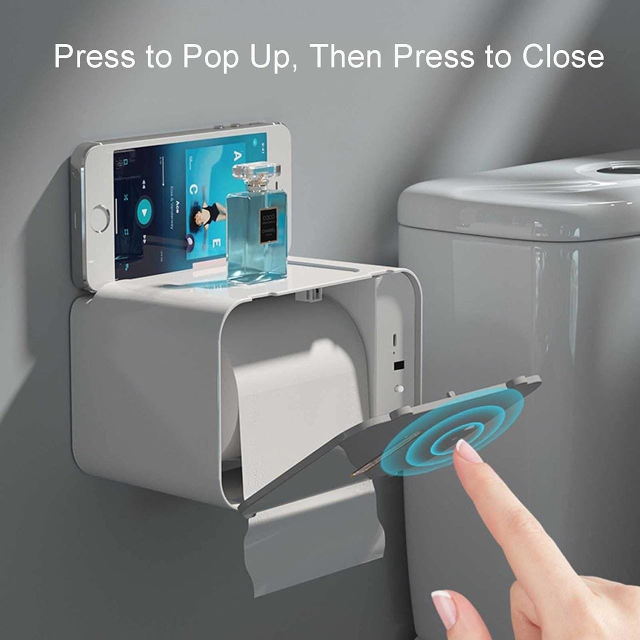Smart Sensor Tissue Box | علبة مناديل ذكية بحساس - Image 2